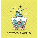 挨拶、カード、クリスマス アイコン