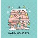 ハッピー、ホリデー、クリスマス アイコン
