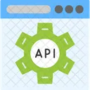 API、 Web デザイン、アプリケーション プログラミング インターフェイス アイコン