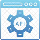 API、 Web デザイン、アプリケーション プログラミング インターフェイス アイコン