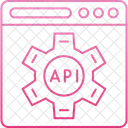 API、 Web デザイン、アプリケーション プログラミング インターフェイス アイコン