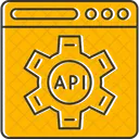 API、 Web デザイン、アプリケーション プログラミング インターフェイス アイコン