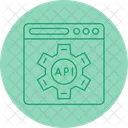 API、 Web デザイン、アプリケーション プログラミング インターフェイス アイコン