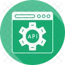 API、 Web デザイン、アプリケーション プログラミング インターフェイス アイコン