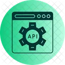 API、 Web デザイン、アプリケーション プログラミング インターフェイス アイコン