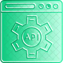 API、 Web デザイン、アプリケーション プログラミング インターフェイス アイコン