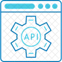 API、 Web デザイン、アプリケーション プログラミング インターフェイス アイコン