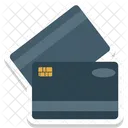 クレジットカード、銀行カード、キャッシュカード アイコン