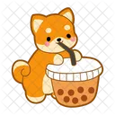 柴犬、犬、わんちゃん アイコン