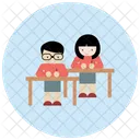 クラス、生徒、部屋 アイコン