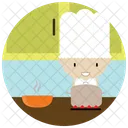シェフ、料理、クラス アイコン