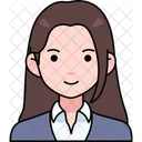 비즈니스 우먼  아이콘