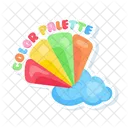 색상 팔레트  아이콘