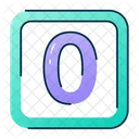 0 Number  Icon