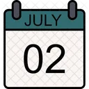 02 July July Schedule Icon