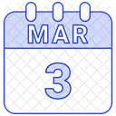 Marco Data Calendario Ícone