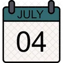 04 July July Schedule Icon