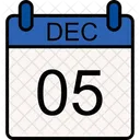 05 December Month 5 December Icon