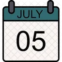 05 July July Schedule Icon