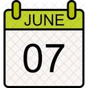 07 June Month June Icon