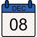 08 December Month December Icon