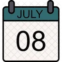 08 July July Deadline Icon