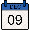 09 December Month December Icon