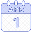 1 April  Icon