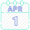 1 April  Icon