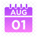 1 de agosto  Icono