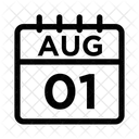 1 de agosto  Icono