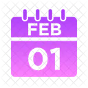 1 de febrero  Icono