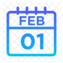 1 de febrero  Icono