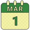 Marzo 1  Icono