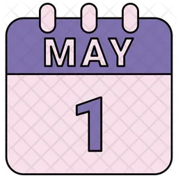 1 de mayo  Icono