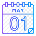 1 de mayo  Icono
