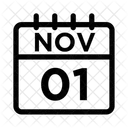 1 de noviembre  Icono