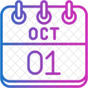 1 de octubre  Icono