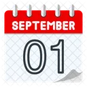 1 de setembro Ícone