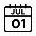 1. Juli  Symbol