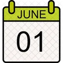 1 June Celebration June Icon