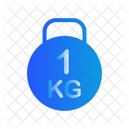 1 Kg Kettlebell  Icon