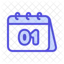 1 May Calendar  Icon