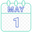 May Calendar Date Icon