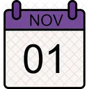 1 November Month November Icono