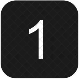1 number  Icon