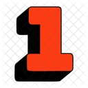 1 Number  Icon