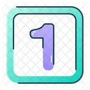 1 Number  Icon