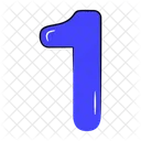 1 Number  Icon