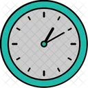 1 Oclock Analog Clock  Icon